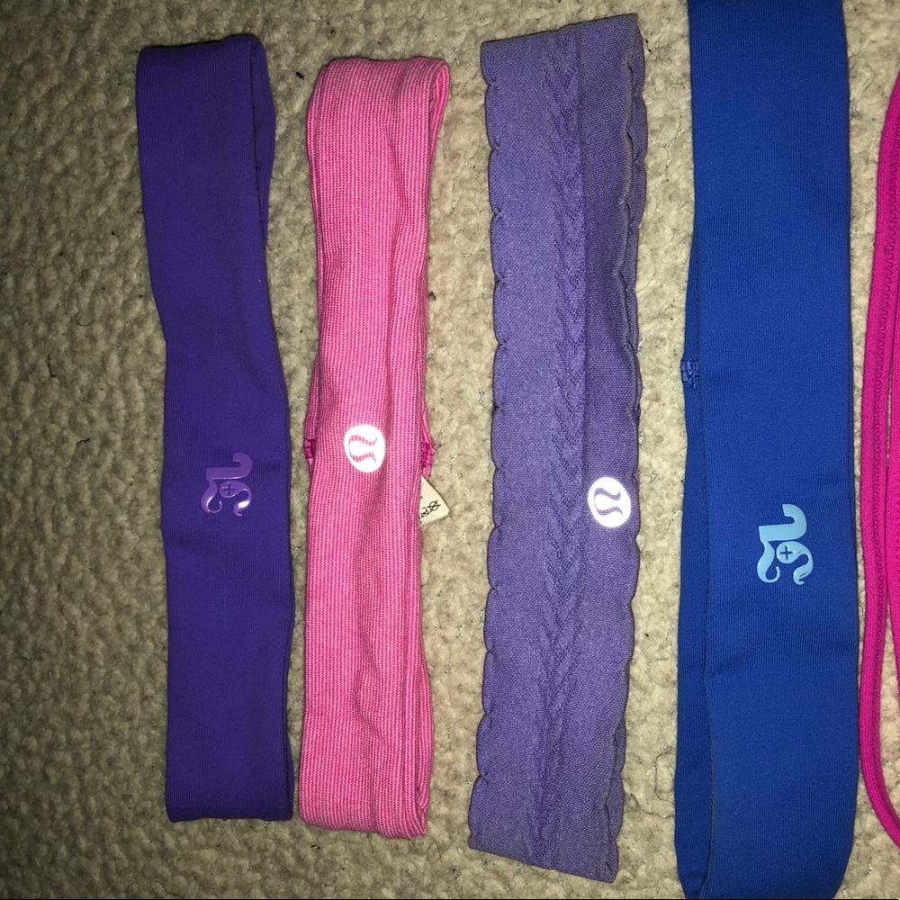 Lulu head bands 7$ others 4$, all have grip